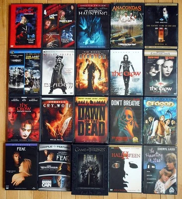 DVDs: Sci-Fi , Horror, and Fantasy - Pick and Choose Your Favorites! - Image 1 of 3
