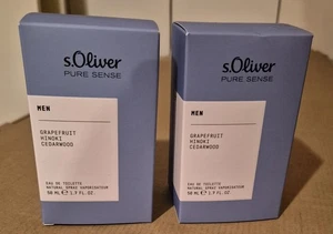 (299,90 € /L), s.Oliver PURE SENSE MEN, 100 ml Eau de Toilette, (2x 50 ml), OVP - Bild 1 von 1