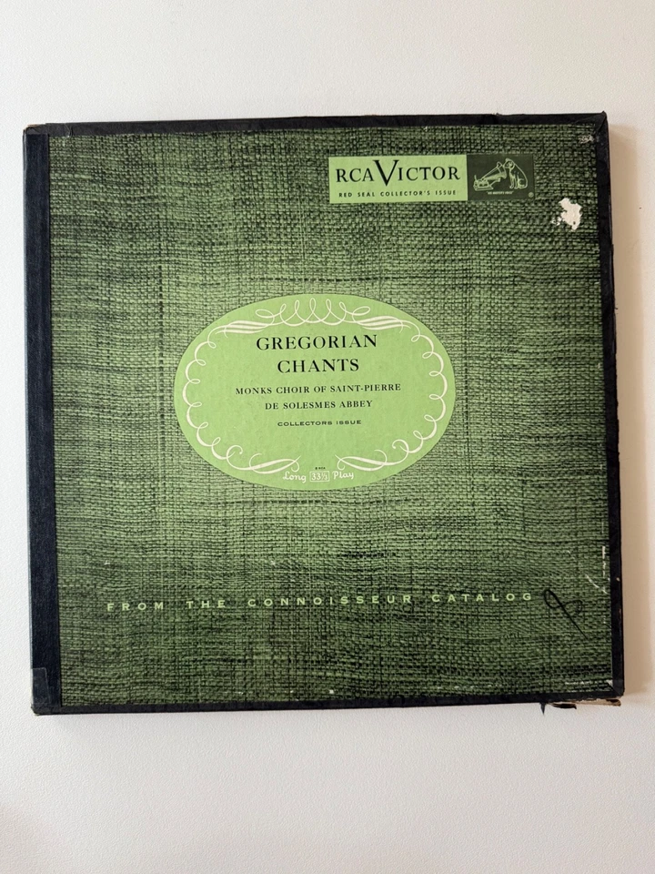 Gregorian Chants Monks Choir Saint-Pierre De Solesmes Abbey 2 LP Insert Box VG - Image 1 of 4