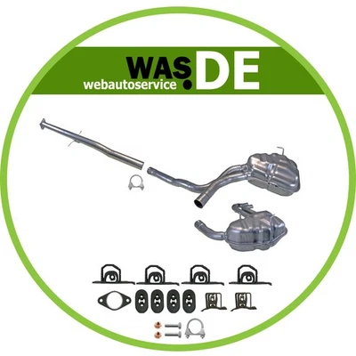 kit de pot d'échappement MINI COOPER S 1.6 hayon, cabrio - Photo 1/4