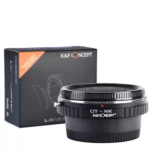 K&F Concept Adapter for Contax Yashica Mount Lens to NIKON F Camera with glass - Picture 1 of 8