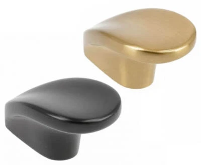 Möbelknopf Metall Türknopf Retro Möbelknauf Antik Türgriff Knopf schwarz gold - Bild 1 von 4