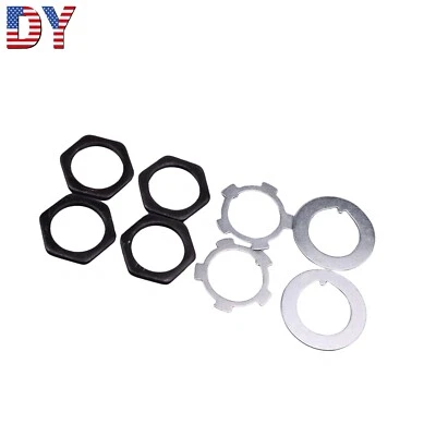 全新 2x 前轴轮毂主轴锁螺母洗衣机 适用于 1984 - 1995 年丰田 4Runner — 第 1/4 张图片