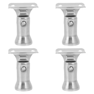 Stable and Strong Stainless Steel Stair Railing Handrail Bracket 4 PCS - Picture 1 of 12