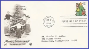 USA5 #3109 ADDR PCS ARTCRAFT FDC   Christmas Tree decorating - Picture 1 of 1