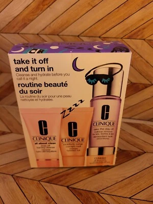 Nuevo Clinique Quítatelo y Encendido Set Tómalo el Día Libre Todo Sobre Ojos Limpios Set Foto 1 de 2