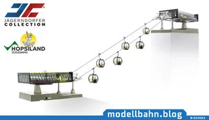 Funivia Jägerndorfer "Planai Hopsiland" - H0 / 1:87 "Doppelmayr D-Line" JC82499 - Foto 1 di 6