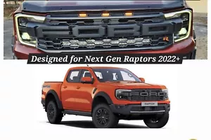 FIT Ford Ranger Raptor P703 2022-2024 NEXT-GEN Amber LED Front Grille Light 3PCs - Picture 1 of 7