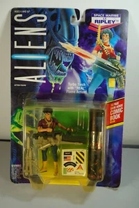 ALIENS Kenner Ellen Ripley Sigourney Weaver Action Figure USA card MOC - Picture 1 of 12