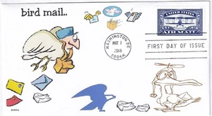 MAILMAN  E-MAIL  ELECTRONIC MAIL    OWNEY THE POSTAL DOG  FDC- DWc  - Picture 1 of 1