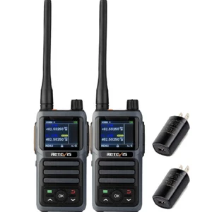 Retevis RB17P GMRS Handheld 5W 2200mAh 30CH NOAA CTCSS/DCS Dwukierunkowe radia (2 szt.) - Zdjęcie 1 z 10