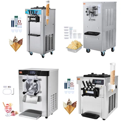VEVOR Commercial Soft Ice Cream Maker, 21-31 L/H Yield 3 Flavors - Image 1 of 2