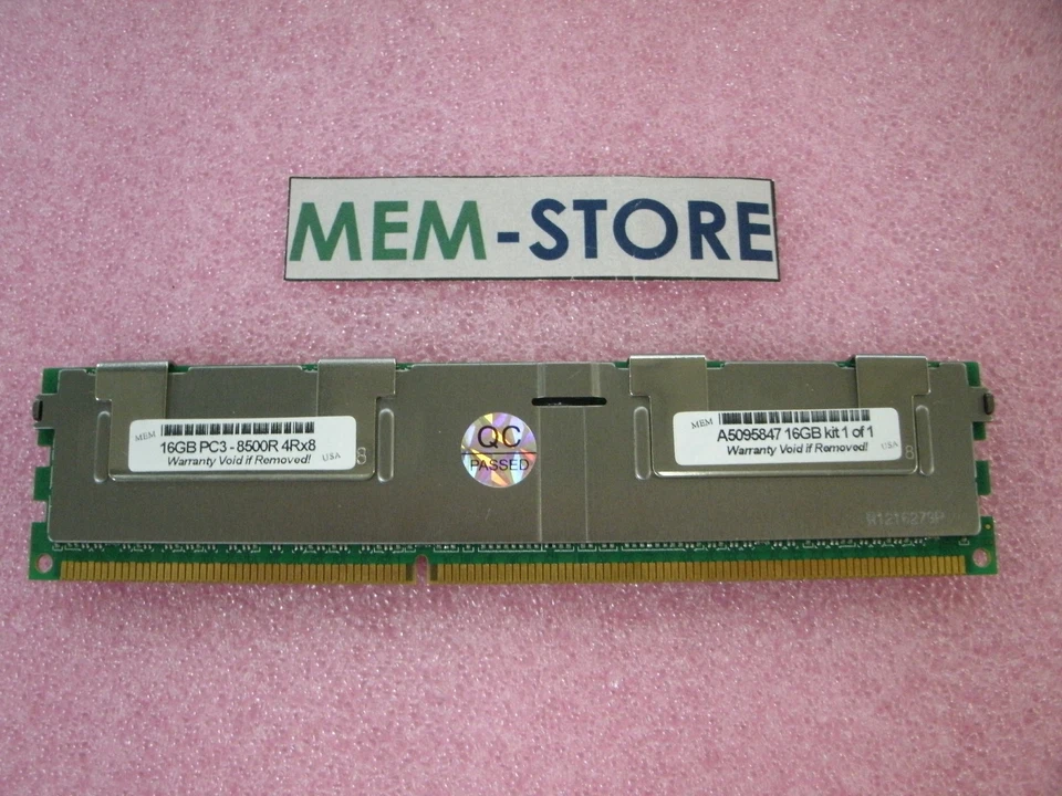 A5095847 A5180244 16GB DDR3 1066Mhz PC3-8500R 4R Memory Dell PowerEdge M610 - Image 1 of 1