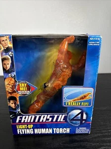 NEU versiegelte beleuchtete FLIEGENDE MENSCHLICHE FACKEL fantastisch 4 - DECKENFLYER Spielzeug Biz 2005 - Bild 1 von 8
