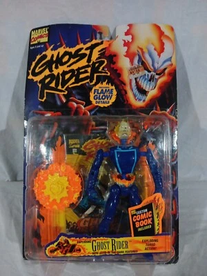 Figura de acción Toy Biz Ghost Rider Exploding Torso 1996 sin usar, en caja Marvel Comics Foto 1 de 4