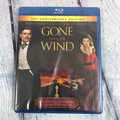 Gone with the Wind Blu-Ray Movie 70th Anniversary Edition - New Sealed - Image 1 of 3