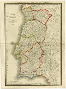 Antique Map of Portugal by Wyld (1854) - Picture 1 of 1