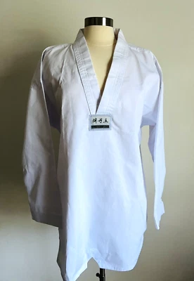Pro Taekwondo White Uniform Jacket 5/190 - Image 1 of 4