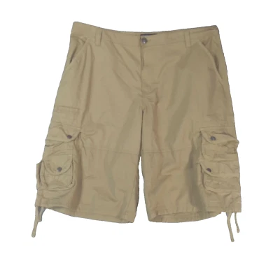 Company 81 cargo Pantalones Cortos Hombre 40 x 14 Caqui Tostado Ligero Algodón Exterior Foto 1 de 4