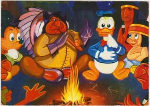 AK DISNEY PAPAGEI MICKY MAUS UND DIE INDIANER - SERIE 107 - Bild 1 von 1
