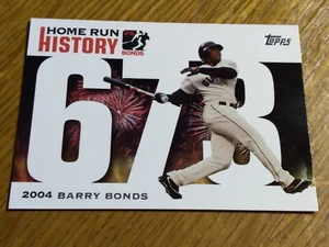 2006 Topps Baseball Barry Bonds Home Run History #673 EX-Nr Mt - Picture 1 of 2