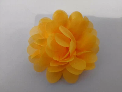 Clip de pelo con flores [EE. UU. VENDEDOR] [Gasa] [Clip de cocodrilo] [2'' y 2,8''] [NUEVO] Foto 1 de 3