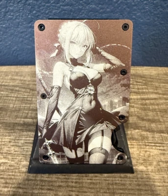 Sexy Otaku Waifu Anime Wallet, Saber Fate  Doujin Art - Image 1 of 4
