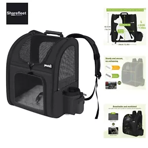 pecute Haustier Rucksack mit Netzfenster, Tragbare und Faltbare Katzentasche,... - Bild 1 von 10