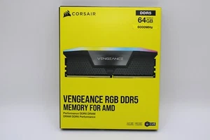 Corsair - Vengeance RGB 64GB (2x32GB) DDR5 6000MHz CMH64GX5M2B6000Z30 Open Box - Bild 1 von 4