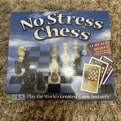 No Stress Chess Learn to Play Chess Instantly by Winning Moves Games USA SEALED - Image 1 of 2