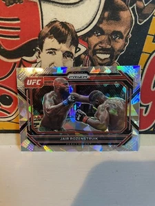 2023 Panini Prizm UFC Jair Rozenstruik Prizm Schwergewicht #4 Rissiges Eis - Bild 1 von 2