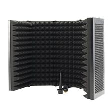 5 Panel Foldable Studio Microphone Isolation Shield Recording Sound7415