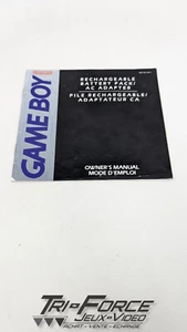 Rechargeable Battery Pack Gameboy GB Instructions Manual / Booklet ONLY - Picture 1 of 2