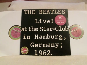 THE BEATLES LIVE AT THE STAR-CLUB HAMBURG GERMANY ORIG 1977 2-LP EX DISCS!! - Picture 1 of 5