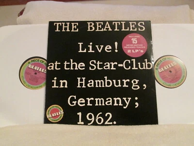 THE BEATLES LIVE AT THE STAR-CLUB HAMBURG GERMANY ORIG 1977 2-LP EX DISCS!! - Image 1 of 4