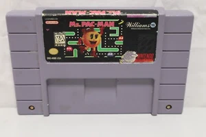 Ms. Pacman (Super NIntendo SNES 1996) Game CLEANED & TESTED - Picture 1 of 3