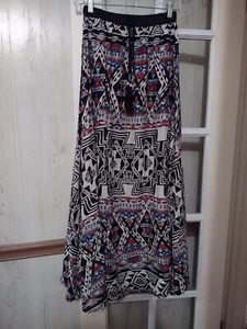 Angie Multi Colored Boho Skirt tassel Front Size Small Multi color maxi - Picture 1 of 5