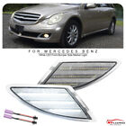 White LED Side Marker Lights For 06-10 Benz R-Class W251 R320 R350 R500 R63 AMG