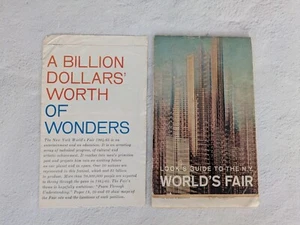 Look's Guide to the N.Y. World's Fair - Disney GE Progressland Karten + Bonus Flyer - Bild 1 von 3