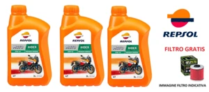 TRE LITRI OLIO MOTORE + FILTRO OLIO KTM SMR SUPERMOTO 690 08/12 - Foto 1 di 1