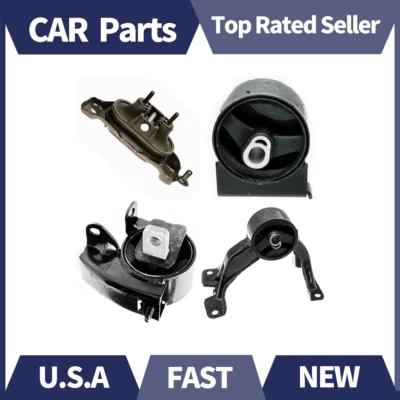 4X Montaje de motor, anclaje de montaje AT se adapta a 11-17 Dodge Grand Caravan V6 3,6 L_HL Foto 1 de 4