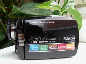 POLAROID iD879 FULL HD 1080P 16 MP SMART TOUCH SCREEN DIGITAL CAMERA / CAMCORDER - Picture 1 of 23