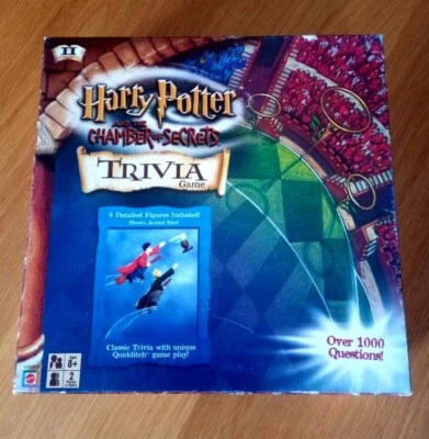 HARRY POTTER and the Chamber of Secrets - Trivia Board Game 100% Complete Unused - Image 1 of 3