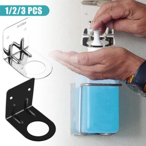 Shower Gel Bottle Hooks Rack Hanging Hanger Wall Mounted Shampoo Bottles Holder - Picture 1 of 18