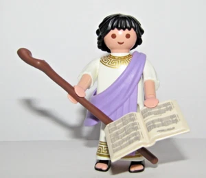 Playmobil Pilgerapostel mit lila Gewand Gebotsbuch & braunem Stab - um 19 - Bild 1 von 4