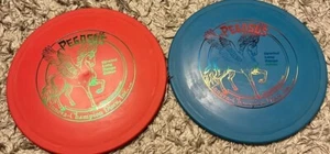 Lot Of 2 New Vintage Innova DX Pegasus 174g 1997 Run Rare OOP Disc Golf Red Blue - Picture 1 of 13