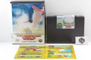 SNK NEO GEO AES BIG TOURNAMENT GOLF ROM 1996 Video Games Software From JAPAN - Picture 1 of 21