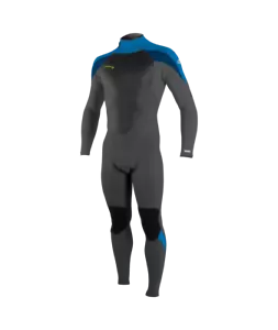 2022/23 O'NEILL EPIC 5/4MM KIDS BACK ZIP WINTER WETSUIT BLACK GRAPHITE BALI DEEP - Picture 1 of 2