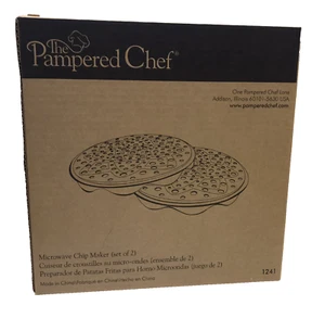 Pampered Chef Potato Chip Maker  Microwave 1241 New In Box - Picture 1 of 4