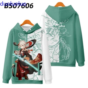 Genshin Impact Kazuha Unisex Long Sleeve Hoodies Pullover Coat #K1 - Picture 1 of 2